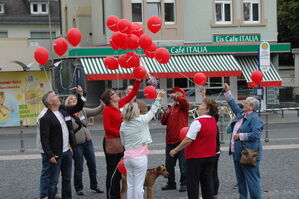 Luftballons für den Wechsel