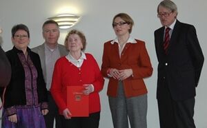 von links: Renate Wolf, Thomas Villmer, Gertrud Quitter, Dr. Ilja-Kristin Seewald und Volker Bender